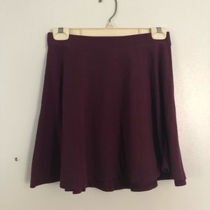 Purple skater skirt